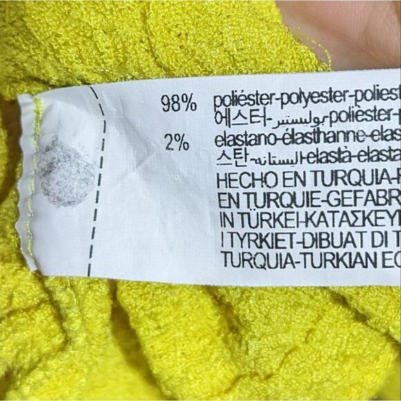 ZARA | Knotted Rustic Midi Dress in Yellow - Picture 7 of 8